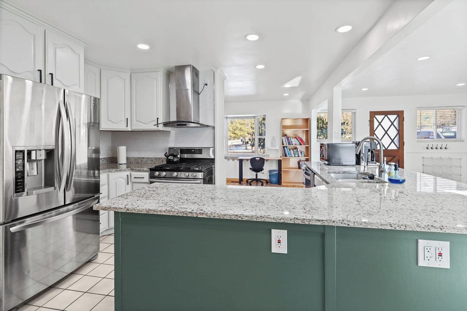 Kitchen with modern appliances