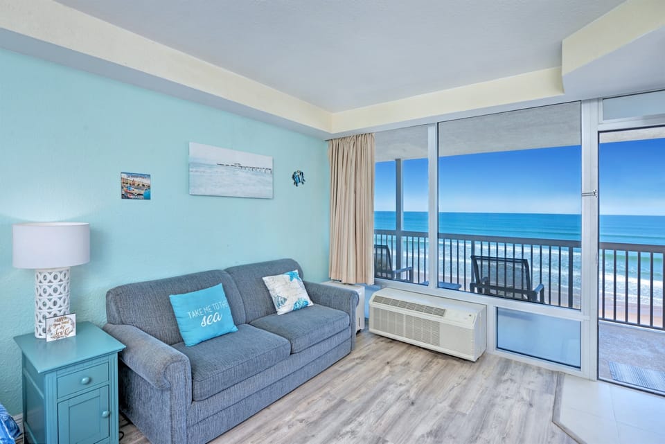 Bright open layout designed for beach vacations