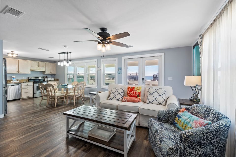 Beachside Charmer Living Room