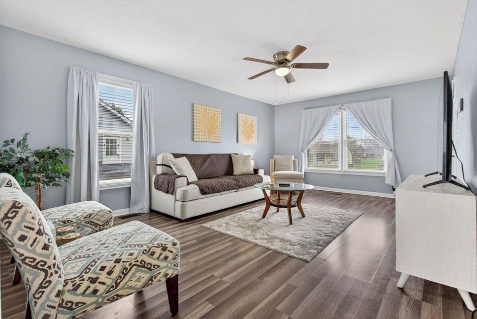 Plenty of seating, inviting you to take a load off after a hard day of work or play. 