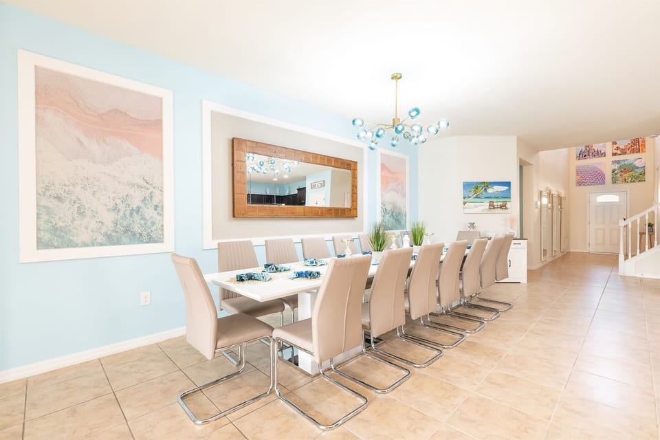 Large Dining Table with Seating for 16