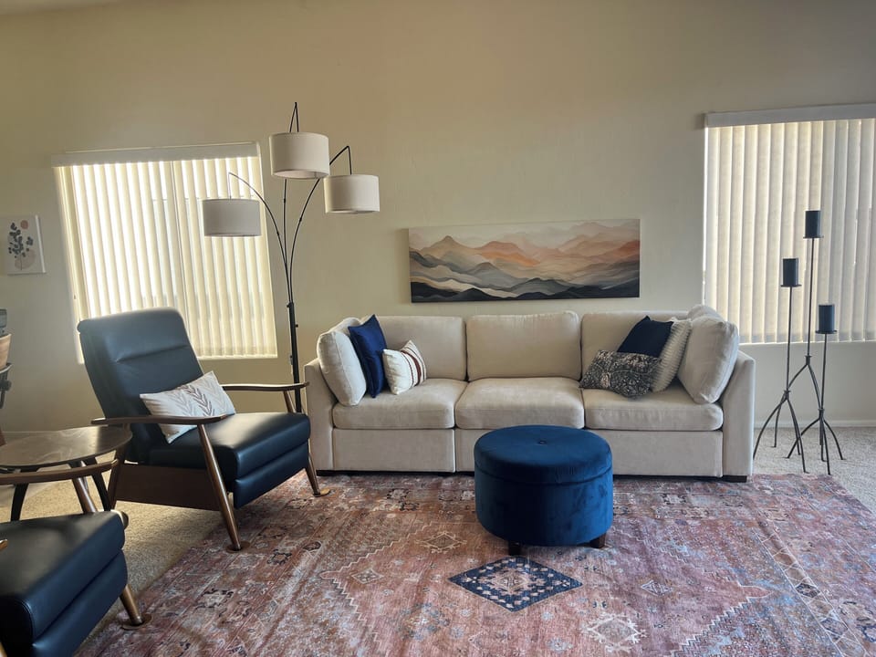 Living room seating area