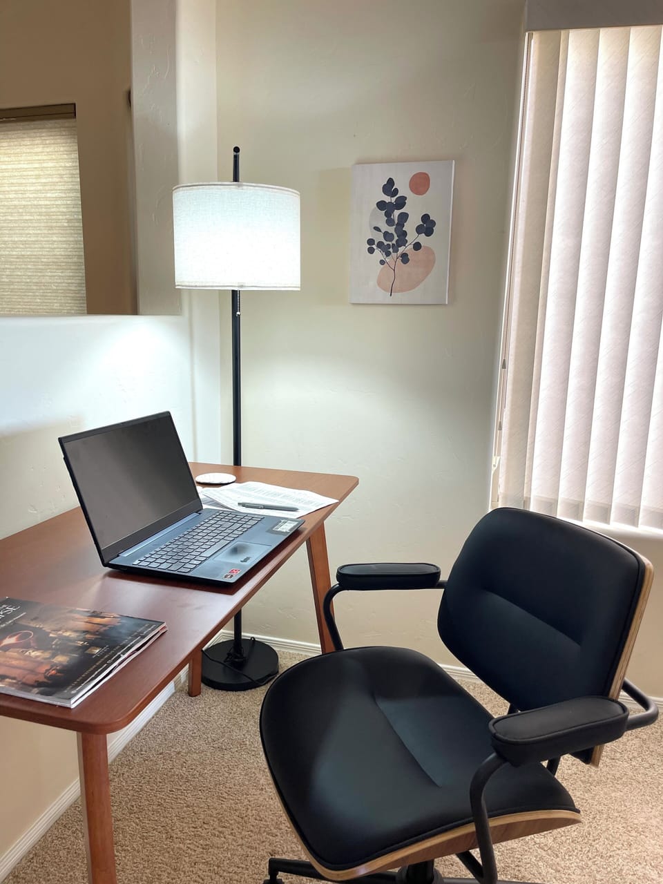 Desk and printer
