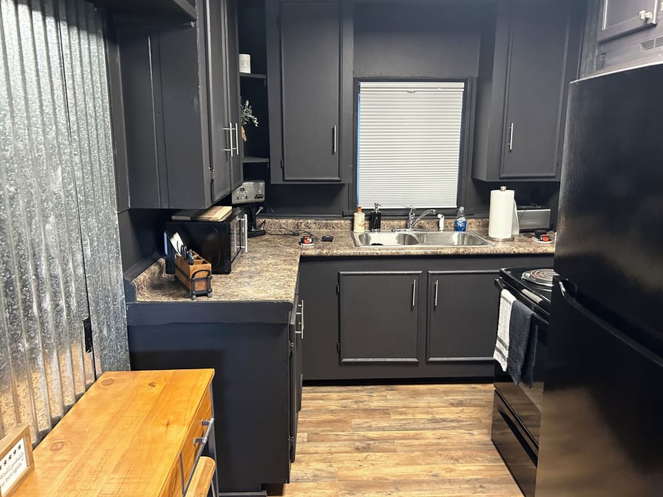 Kitchen view from Living room.