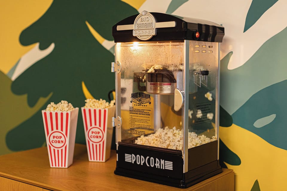 Pop fresh popcorn for your movie!
