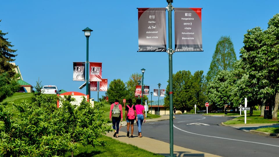 Beautiful, walkable campus