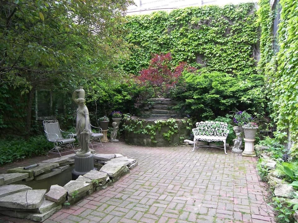 Beautiful shared English Garden