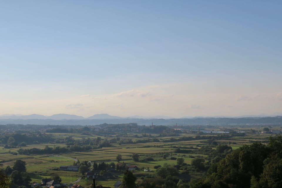 A view of Oroslavje from Kamenjak hill