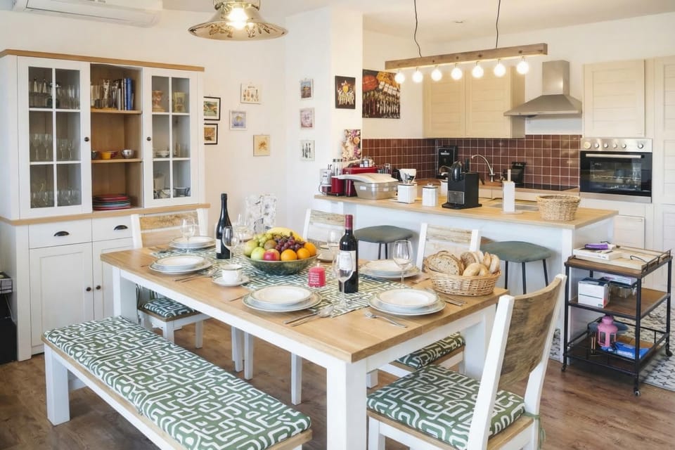 Kitchen and dining area