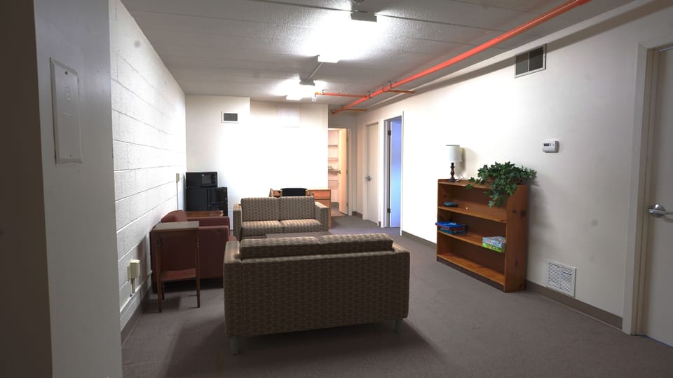 Living Room comes with one microfridge per suite
