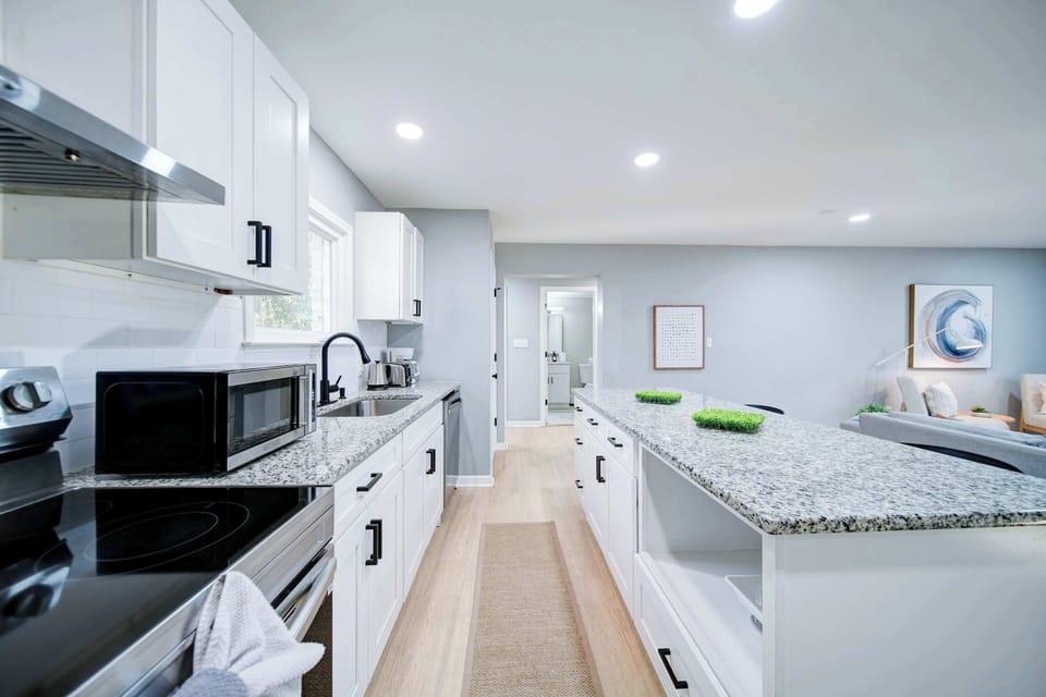 Functional kitchen designed for real meals, not just takeout