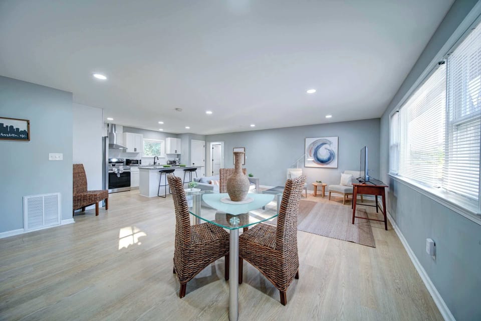 Dining table for meals, games, or working remotely
