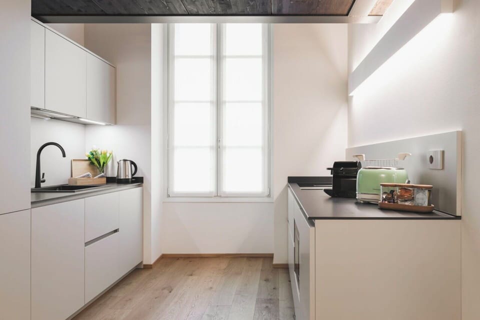 Kitchen, Living Room