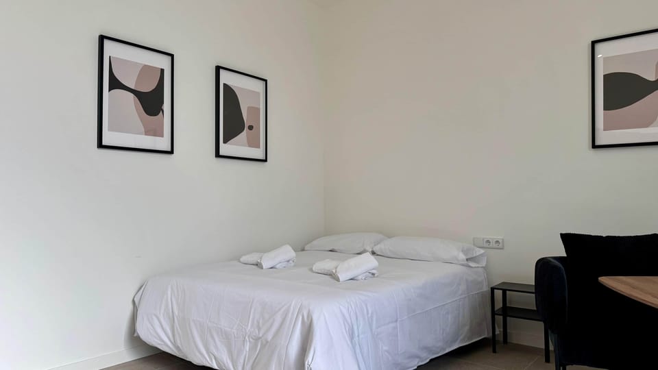Apartamento Plaza Tower 06 Valencia - Salon comedor y cocina abierta