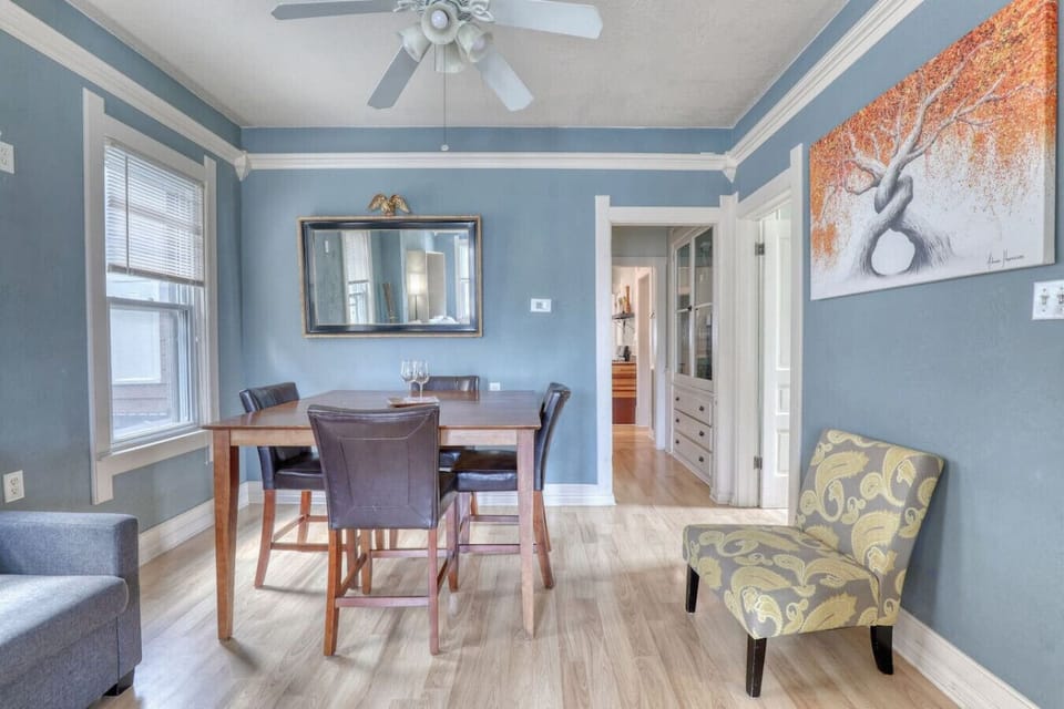 Indoor Seating Space + Ceiling Fan