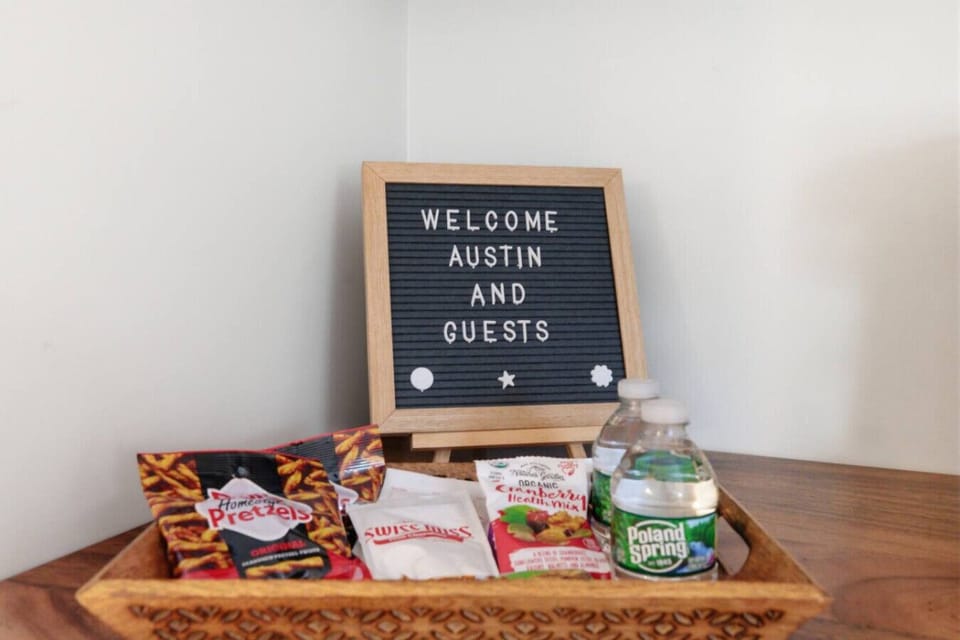 Welcome amenities to make your arrival extra comfortable
