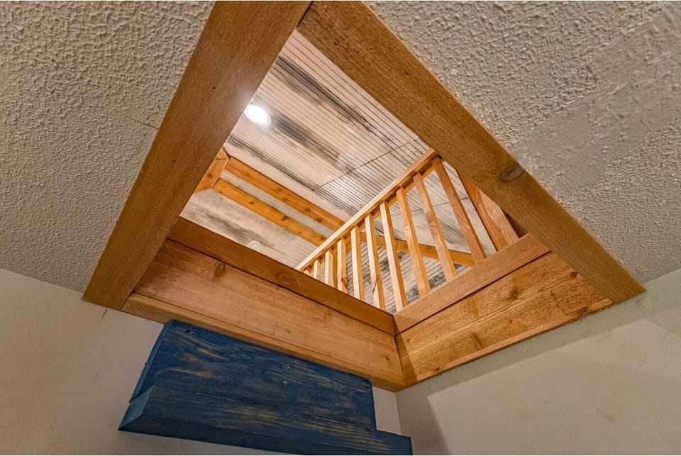 Loft bed area
