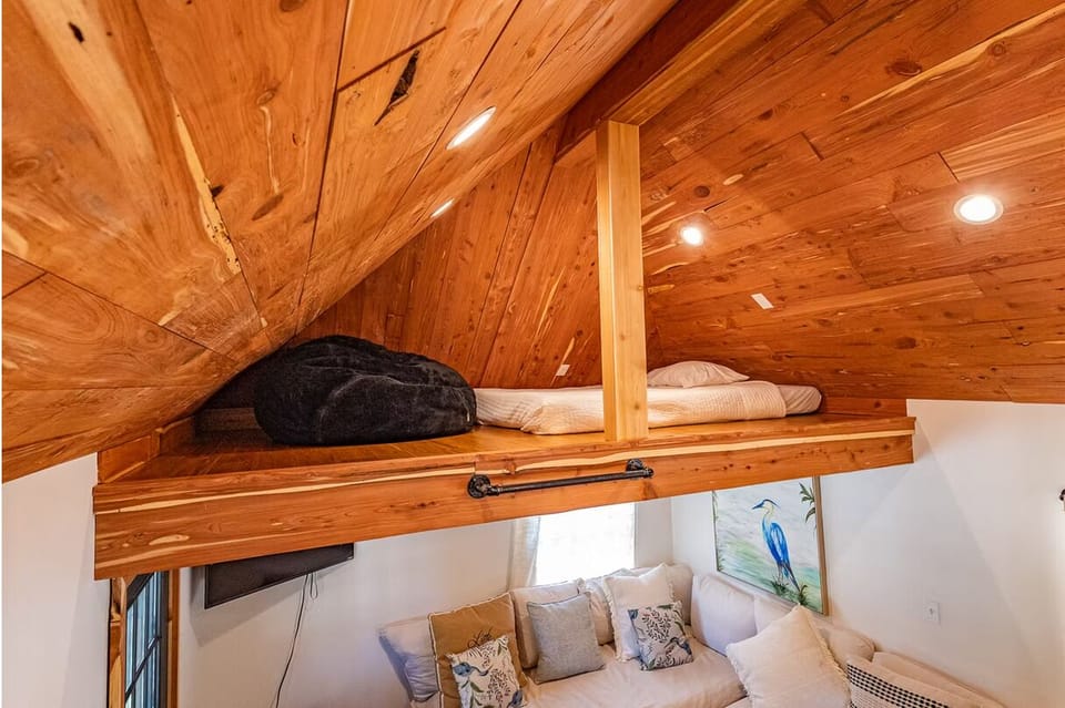 Loft bed area