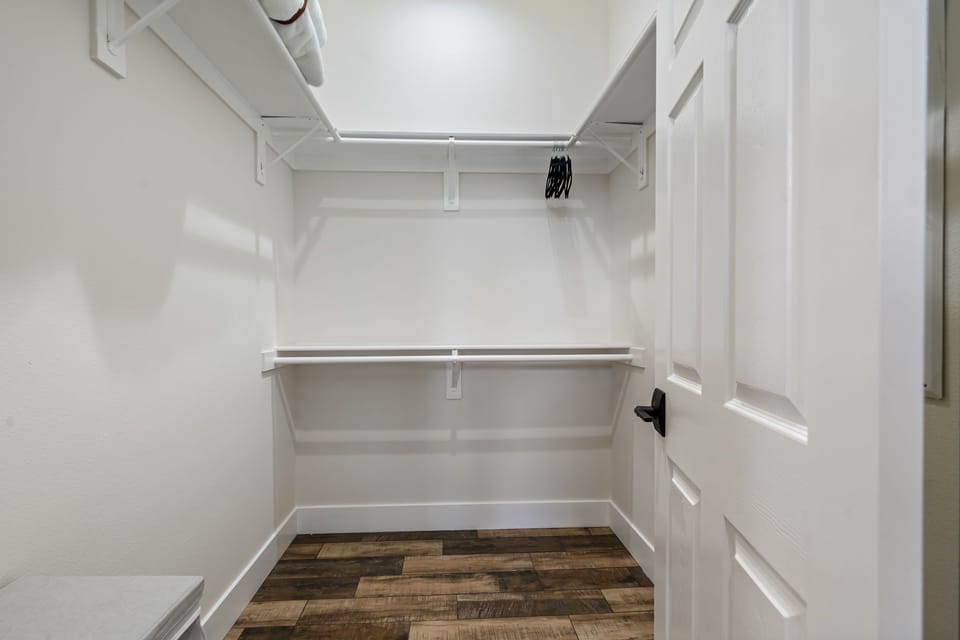 Walk in closet in Primary bedroom