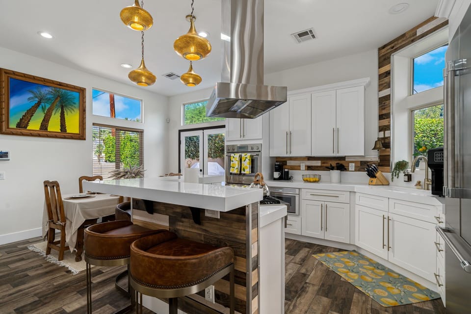 Bright open-concept kitchen perfect for cooking and entertaining.