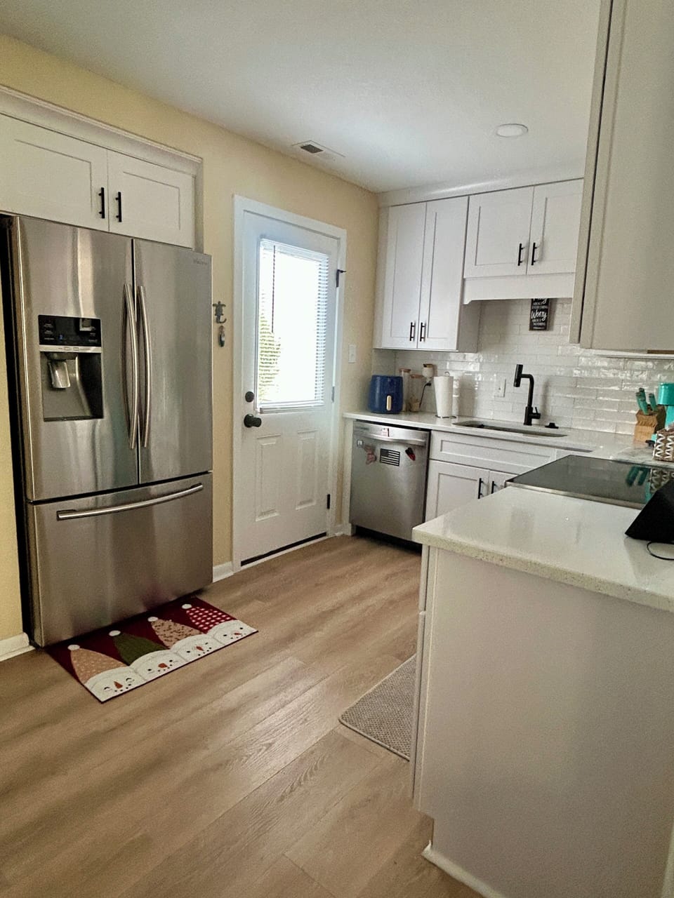 Spacious stainless refrigerator for all your groceries