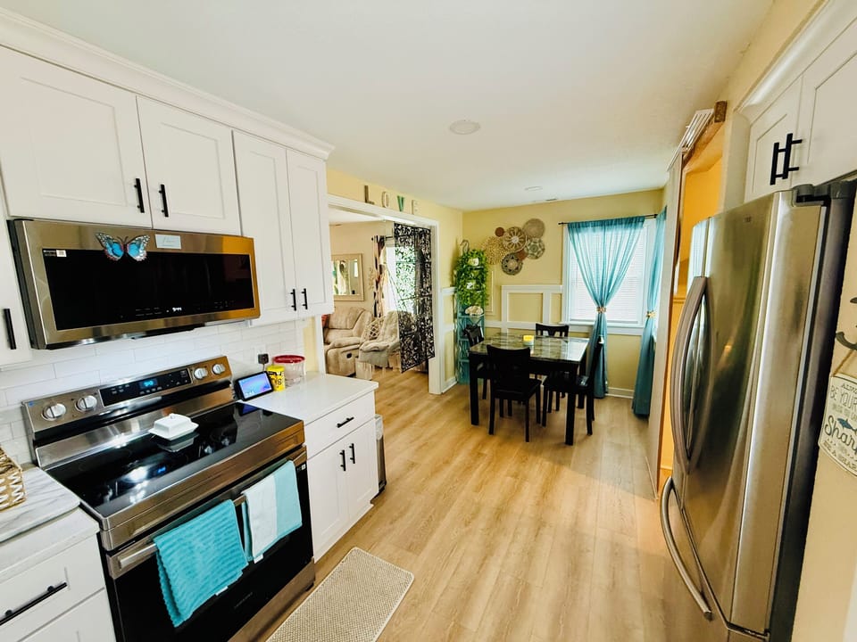 View of kitchen from entrance