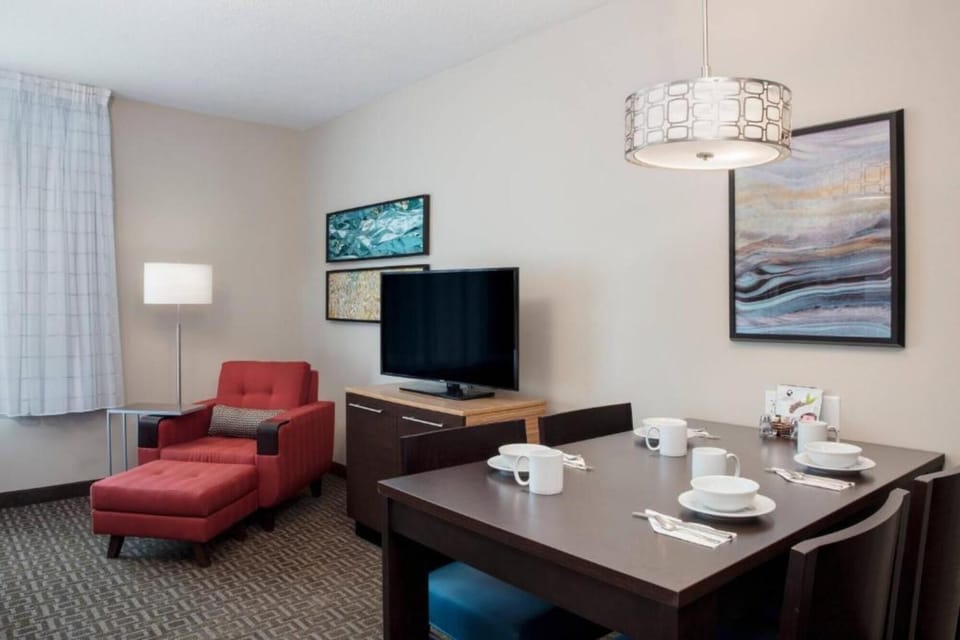 Gather for breakfast at the table, then relax nearby.