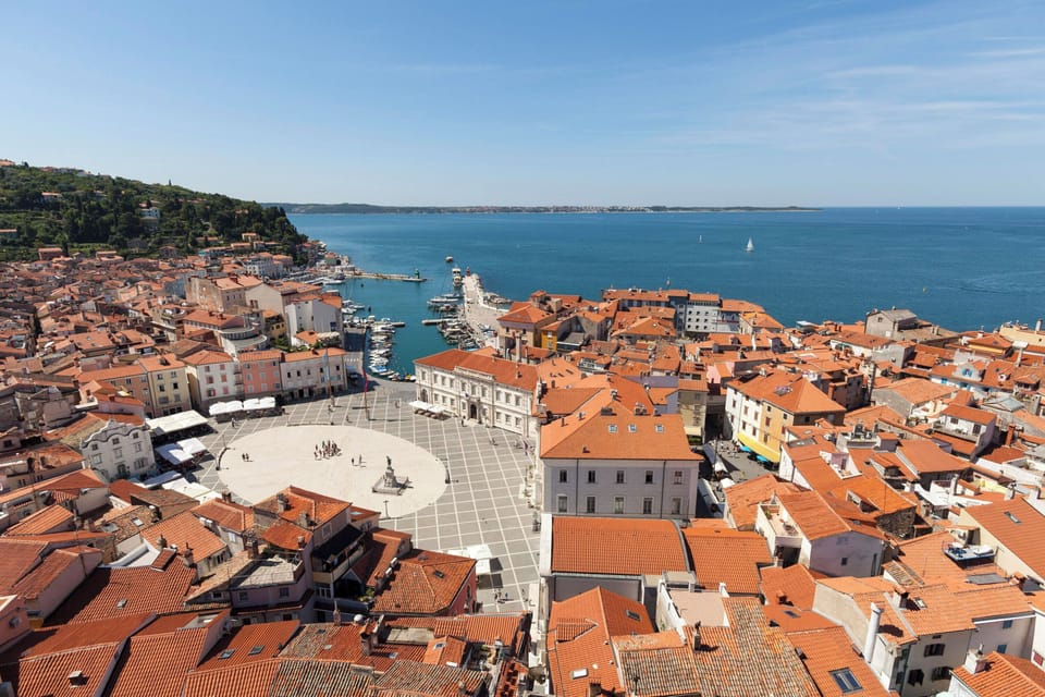 The beautiful Piran downtown