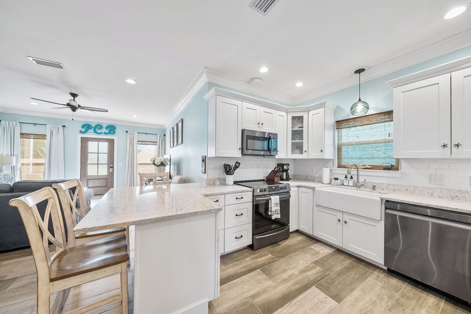 Fully equipped kitchen