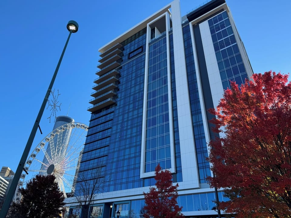 Club Wyndham-Margaritaville.  Easy walk to Mercedes Benz stadium and State Farm 