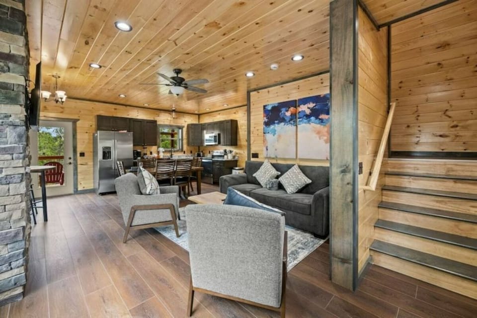 Smoky top's cozy living area