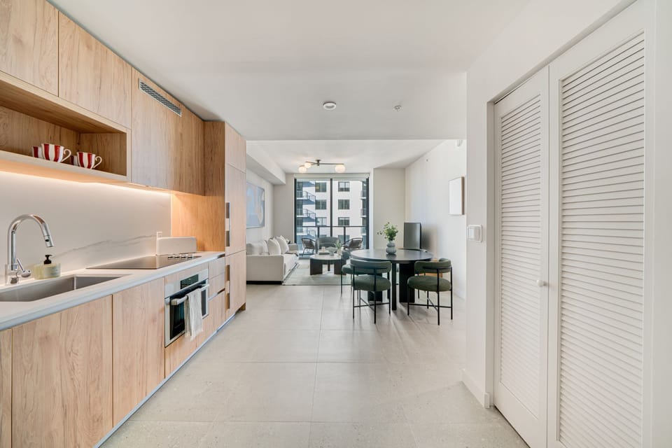 Spacious open-concept layout.