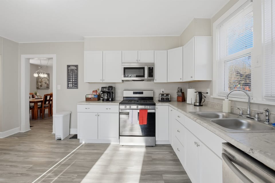 Kitchen from Sliding Door