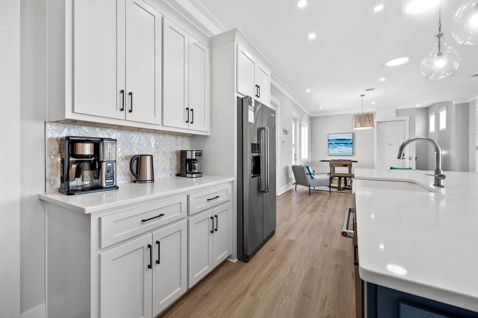 Designer Gourmet Kitchen with Convection Stove, Air Fryer, Toaster Oven & More