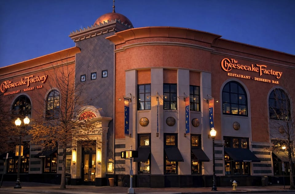 Enjoy a slice of dreamy cake from The Cheesecake Factory