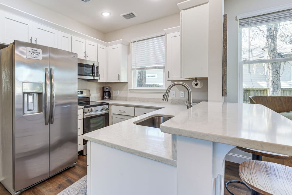 Kitchen | Drip Coffee Maker | Dishwasher | 1st Floor