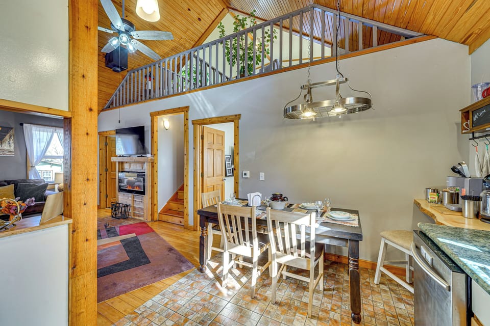 Dining Area | Dishware & Flatware Provided | Main Level