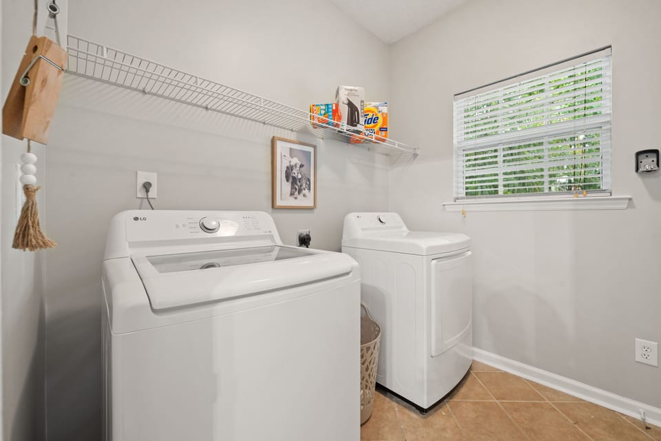 Laundry made easy with full washer and dryer access