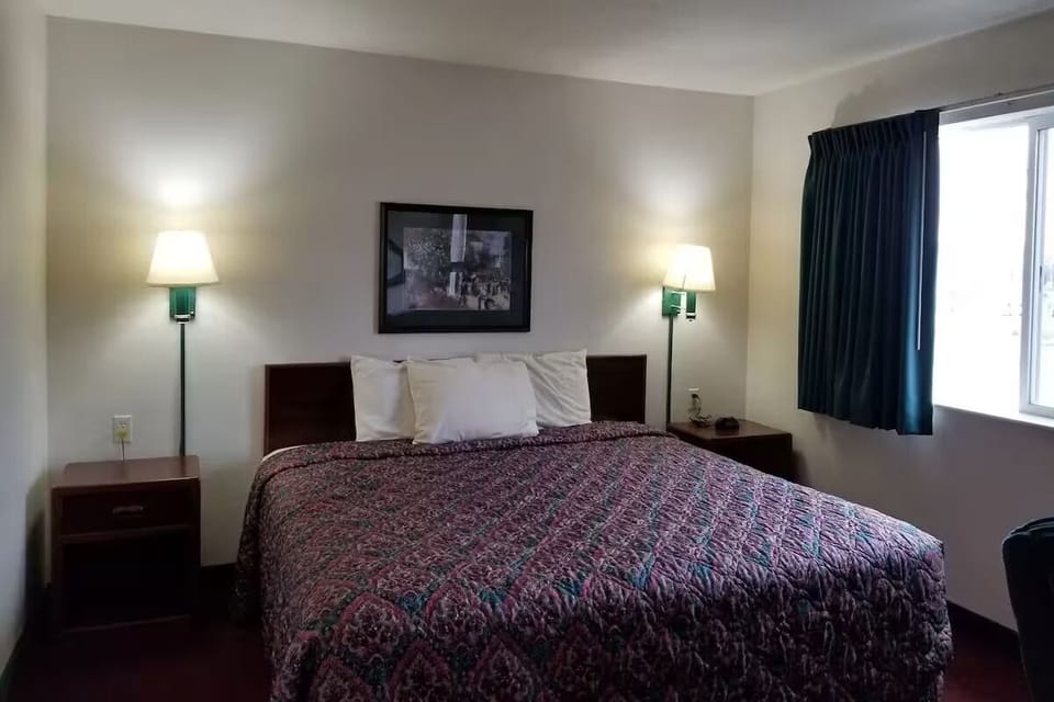 Bedroom. Interior and views may vary based on location and availability