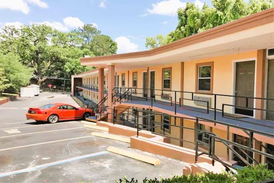 Picture your stay with convenient parking right outside your room.