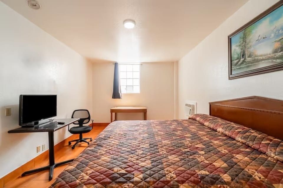 Bedroom. Interior and views may vary based on location and availability