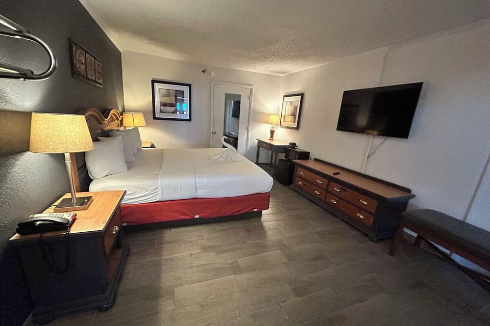 Kick back after a long day with easy in-room comfort.