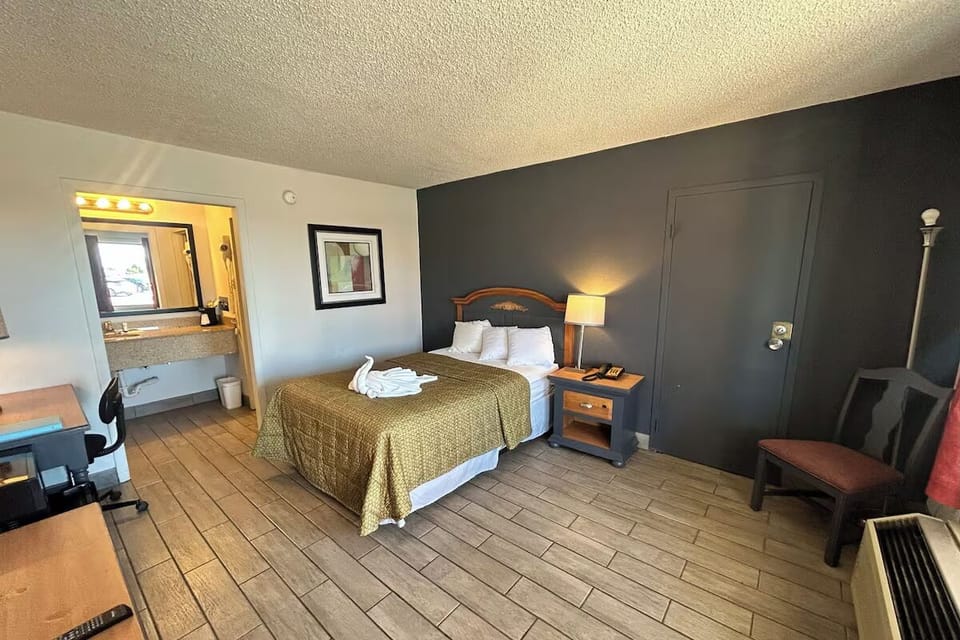 Recharge in a roomy layout with everything within easy reach.
