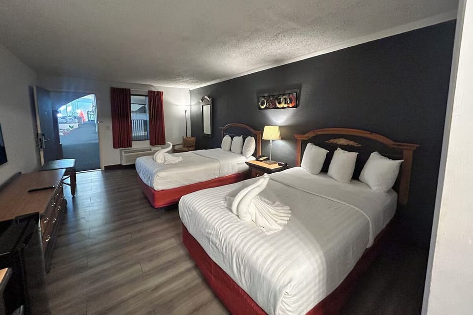 Stretch out comfortably in a spacious double-queen room.