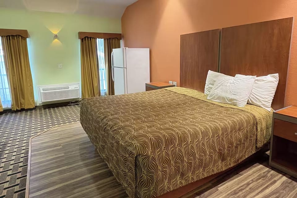 Bedroom. Interior and views may vary based on location and availability