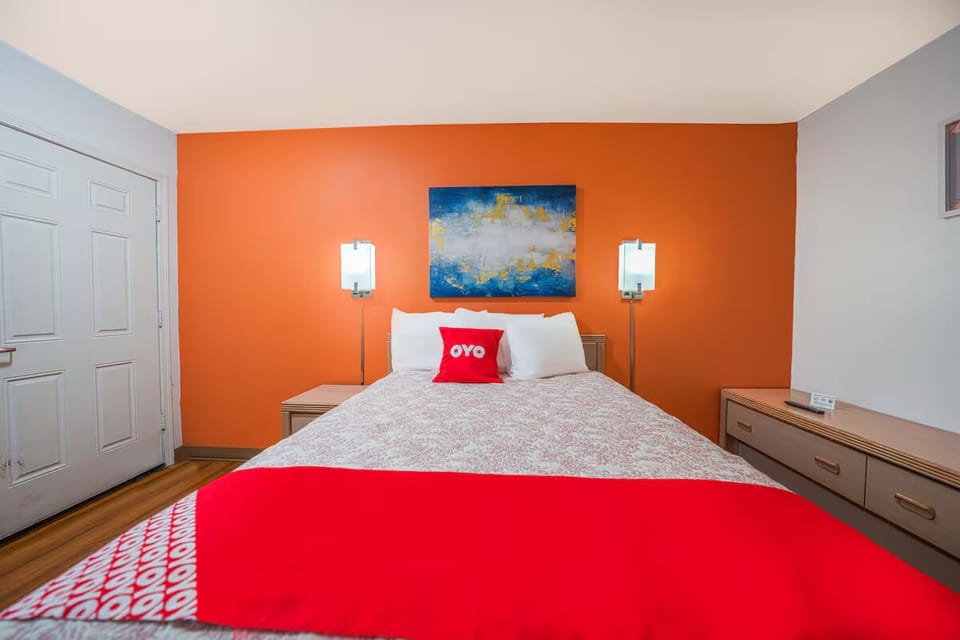 Bedroom. Interior and views may vary based on location and availability.