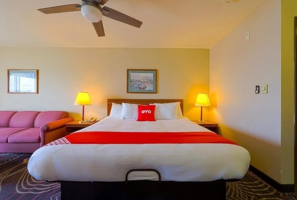 Bedroom. Interior and views may vary based on location and availability.