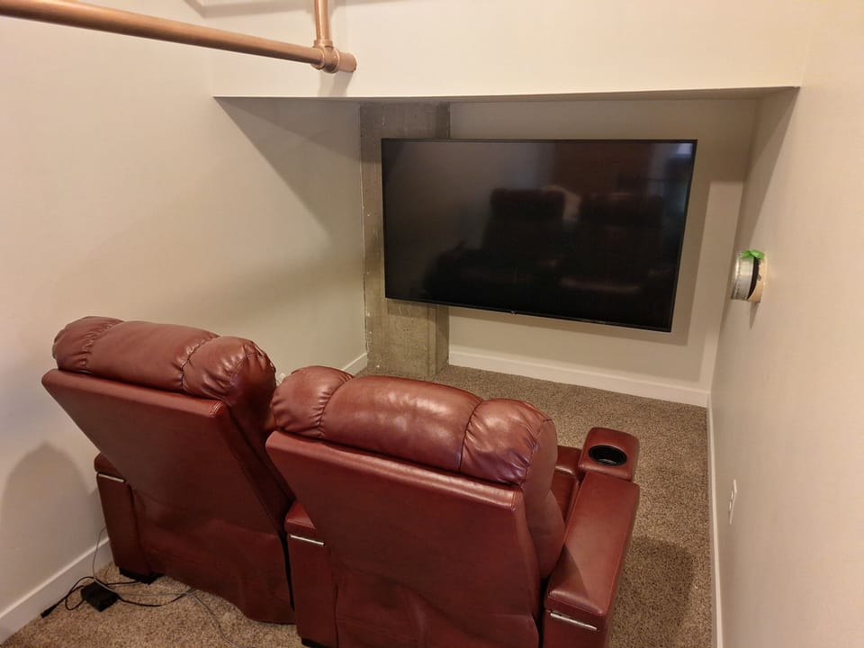 Mini theater area. 