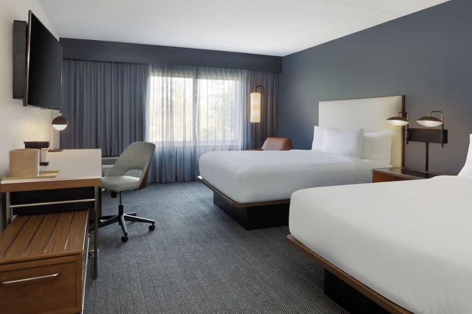 Settle into plush beds and stream favorites after adventures.
