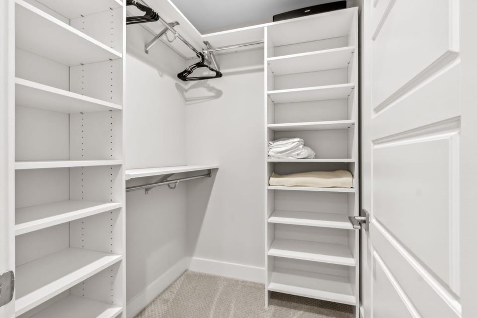Bedroom 1 closet, so much space! 